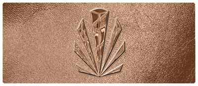 DNSEMP-L-602-BZ-SH-BZ Bronze Sunburst Shimmer Bronze